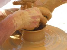 Taller en vivo de torno alfarero